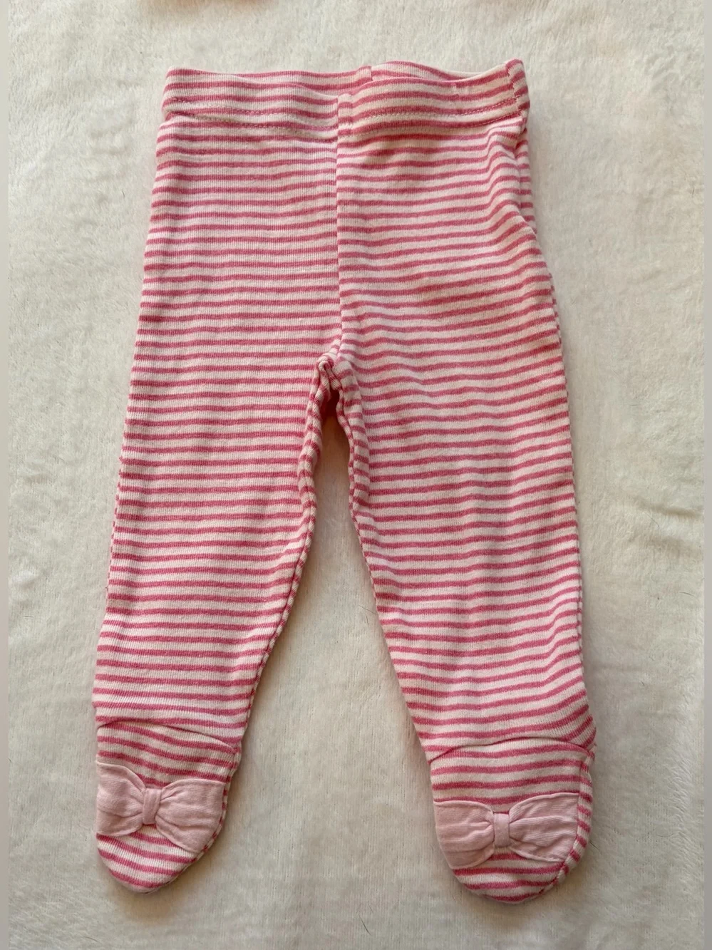Koalababy Pink and White Striped Pajama Set with beanie